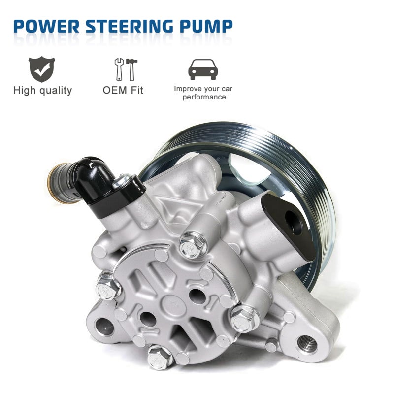 A ABIGAIL Power Steering Pump Replacement For Compatible with 2008 2009 2010 2011 2012 Honda Accord 2.4L Power Assist Pump Replace # 21-5495 - Image 2